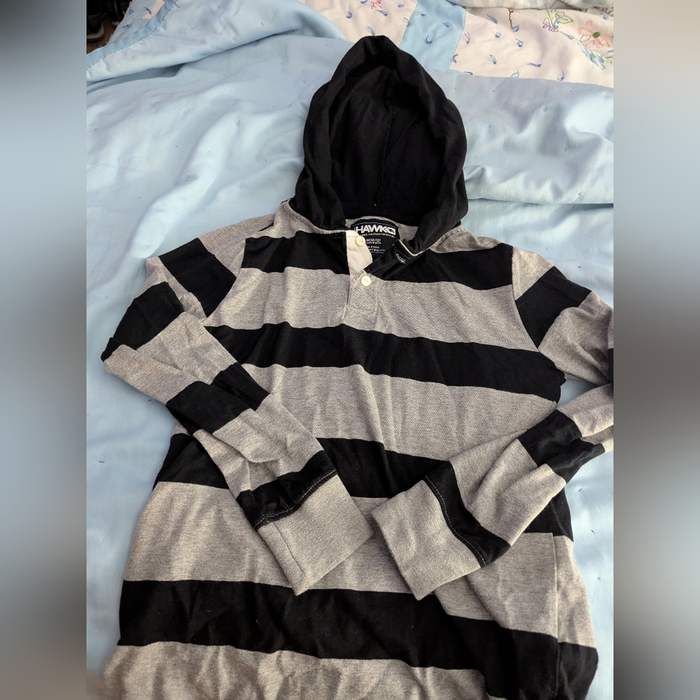 Tony Hawk Black and Gray Shirt